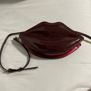 Burgundy Clutch